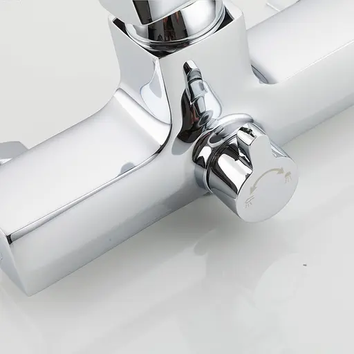 Смеситель для ванны длинный плоский излив хром Ø35 Gappo Aventador 1/8 G2250-8 Хром - фото 4