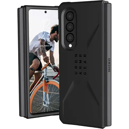 Оригинальный противоударный чехол UAG Civilian для Samsung Galaxy Z Fold3 Black (21319D114040)