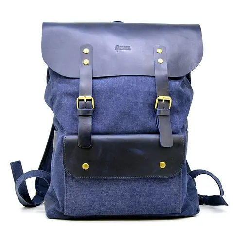 Кожаный мужской рюкзак TARWA 42х33х12 см sum0026196 - фото 2