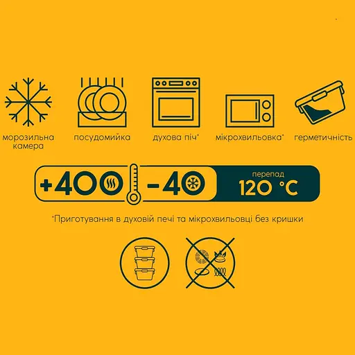 Контейнер Ecomo Thermo Box квадр. 800 мл (3SC080-LL) - фото 2