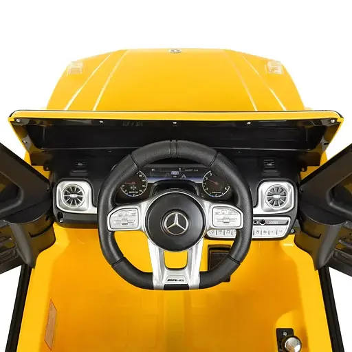Електромобіль дитячий Bambi M 4214EBLR-6 Mercedes-Benz G-class Жовтий - фото 3