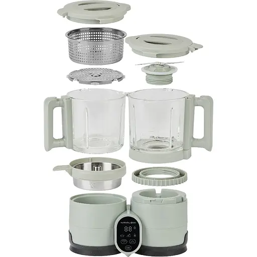 Блендер-пароварка Babymoov Nutribaby Glass зеленый селадон (A001138) - фото 2