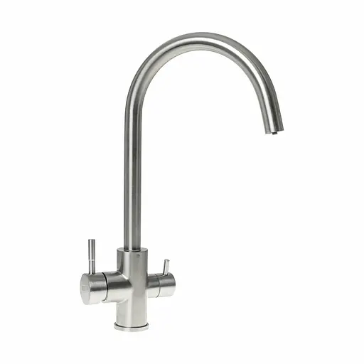 Смеситель для кухни под осмос Platinum 9A NESP (8204) нержавеющая сталь - фото 1