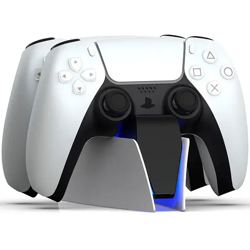 Зарядна станція Honcam Charging Station для DualSense Sony PS5 White (86897) - фото 3