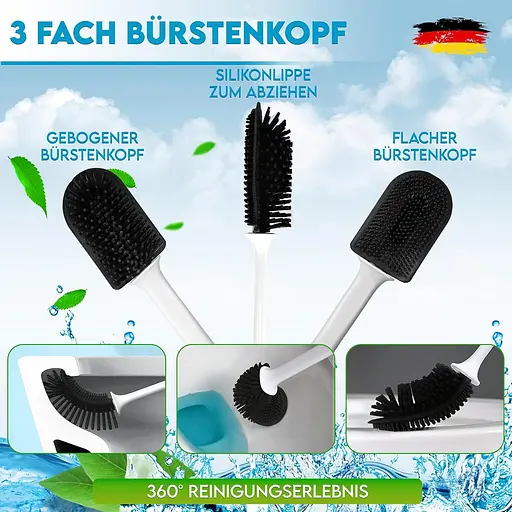 Туалетная щетка R&B German Label из силиконовая - фото 6