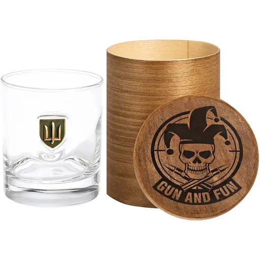 Стакан Gun&Fun с моделью нарукавного знака ВСУ 300 мл - фото 2