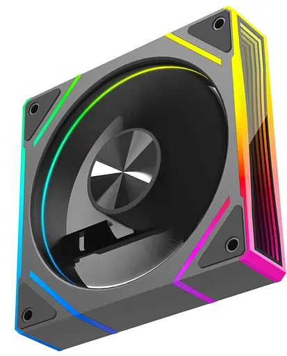 Вентилятор Coolmoon 120мм CM-7PRO-B-R Reverse (CM-7PRO-B-R) Black - фото 5