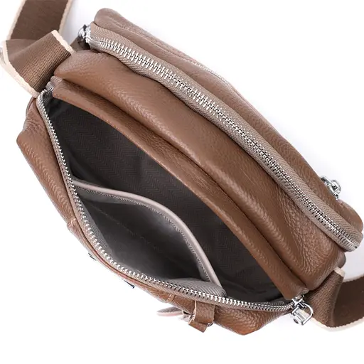 Кожаная женская сумка Vintage 23х14х11,5 см 000301378 - фото 9