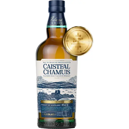 Уценка. Виски Caisteal Chamuis Blended Malt Scotch Whisky, 46%, 0,7 л - фото 5