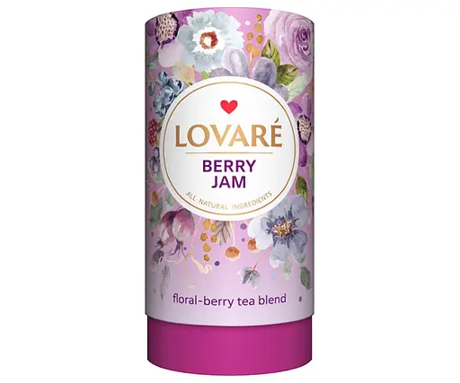 Чай Lovare Ягодный джем, 80 г, пачка - фото 1