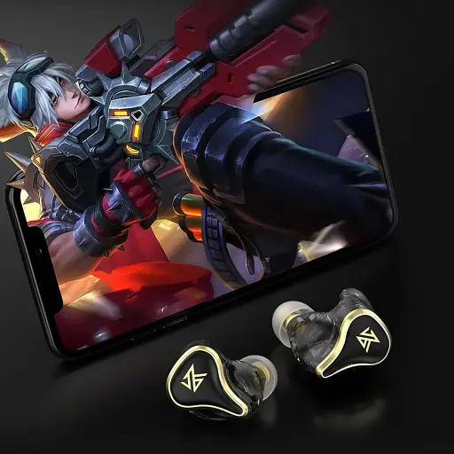 Бездротові навушники Bluetooth KZ SK10 Pro з гібридними випромінювачами чорні - фото 5