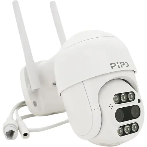 Видеокамера PiPo PP-IPC33D4MP20 с двумя объективами уличная SD/карта PTZ 2.8mm ICSee 4+4Мп Wi-Fi