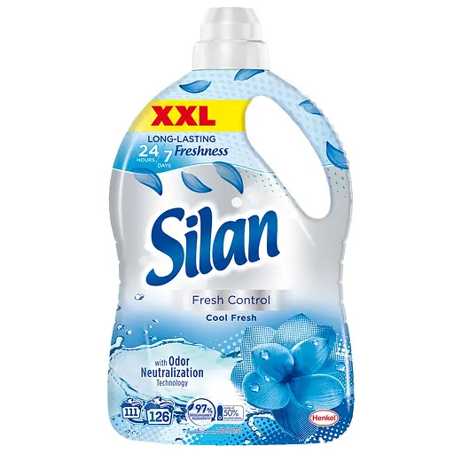 Уцінка. Ополіскувач для білизни Silan Fresh Control Cool Fresh, 2772 мл