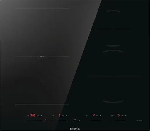 Варочная поверхность индукционная Gorenje 60 см PowerBoost TouchControl увеличенная площадь приготовления черный - фото 3