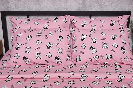 Набор наволочек Moon&Star Бязь Gold Люкс Pandas 40х60 см 2 шт - фото 1