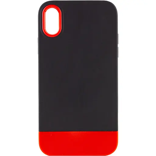 Чехол Epik TPU+PC Bichromatic для Apple iPhone X/XS 5.8 Black/Red
