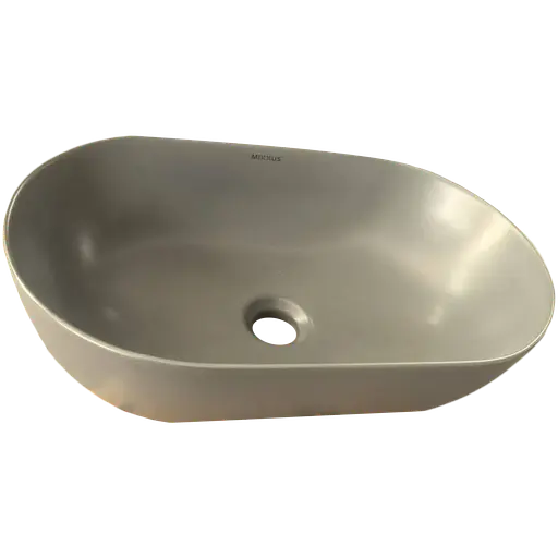 Умивальник накладний Mixxus Premium Ellipse-0109 500x300x140 мм MP6653, Графит - фото 6