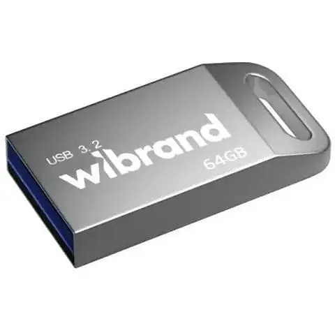 Флеш накопичувач USB 64Gb Wibrand Ant сріблястий USB 3.2 Gen 1 (WI3.2/AN64M4S) - фото 1