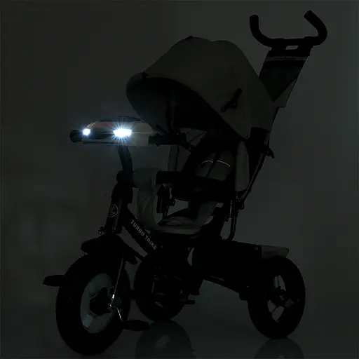 Триколісний велосипед Turbo Trike MT 1006-12 з музичною панеллю світловими ефектами та м'яким сидінням - фото 8