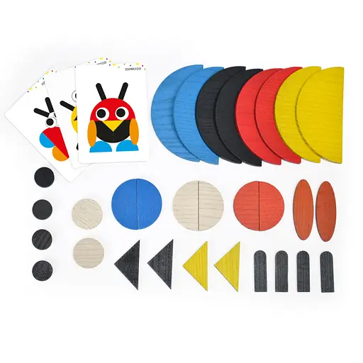 Деревянная игра "Фигурная мозаика" Igroteco 900071, 30 элементов - фото 4