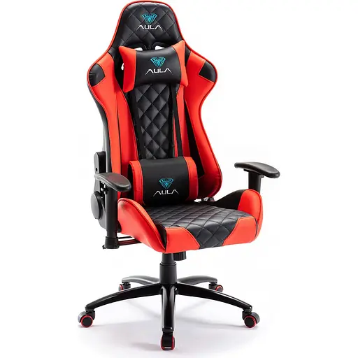 Ігрове крісло Aula F1029 Gaming Chair Black/Red (6948391286181) - фото 9