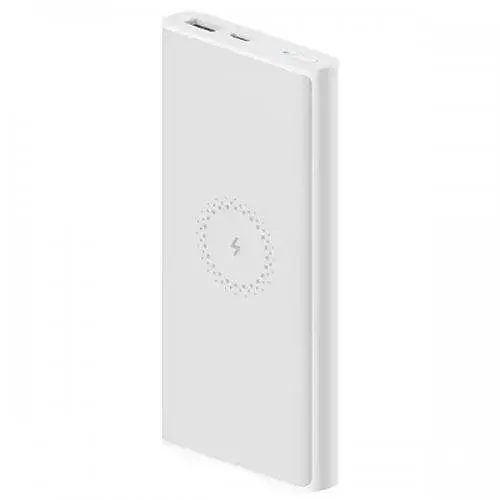 Умб Xiaomi Mi Power Bank 3 10000 mAh Wireless 10 W Fast BHR5212CN беспроводная зарядка белая - фото 1