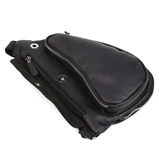 Кожаная сумка слинг Tiding 23х38х9 см sum0025598 - фото 5