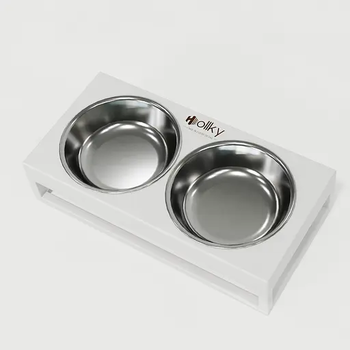 Hollky Base XS — миски на підставці для маленьких собак та котів (2 × 0,25 л) - фото 5