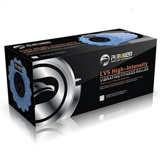 Массажный ролик Booster Pi Roller Вибрационный массаж для мышц Blue - фото 3