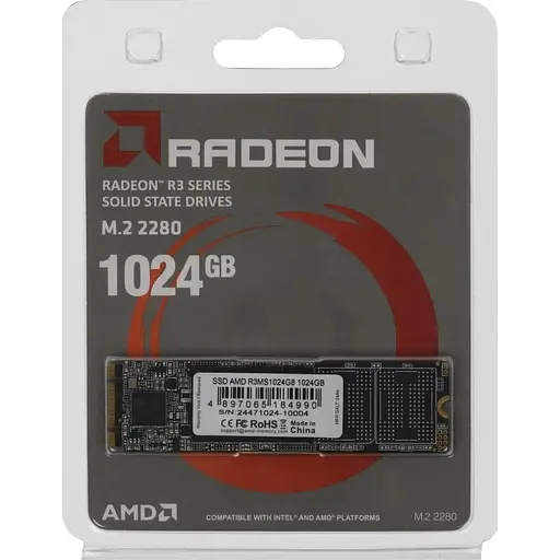 SSD накопитель AMD Radeon R3 1TB (R3MS1024G8) [142473] - фото 4
