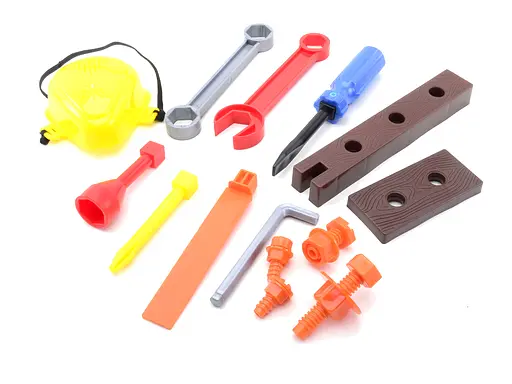 Набор строительных инструментов Kinderway Юный плотник с молотком 31-001-2, 19 деталей - фото 4