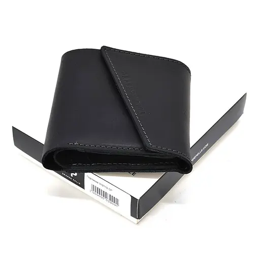 Мужской кожаный кошелек Grande Pelle 10х10х2 см acs0029258 - фото 7