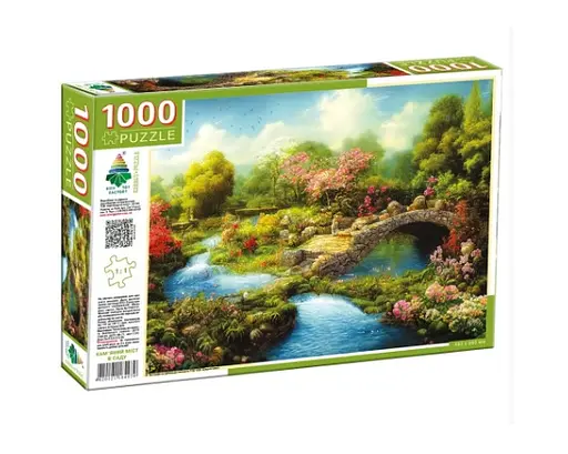 Пазли Енергія+ Кам’яний міст у саду, 1000 елементів, 84979