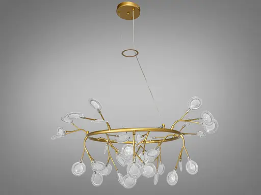 Уникальная новинка подвесная люстра "Светлячок", 45 ламп - фото 3