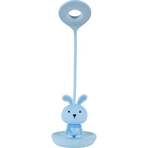 Настольная лампа Kite Bunny LED с аккумулятором голубая (K24-492-1-3) - фото 1