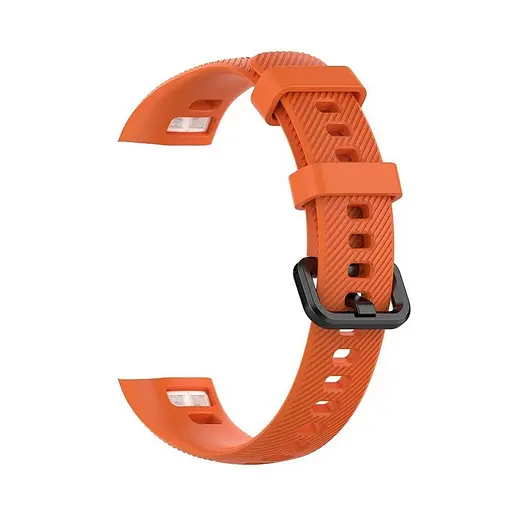 Ремінець для фітнес-браслета MIIQNUS для Honor Band 4 і 5 помаранчевий - фото 2