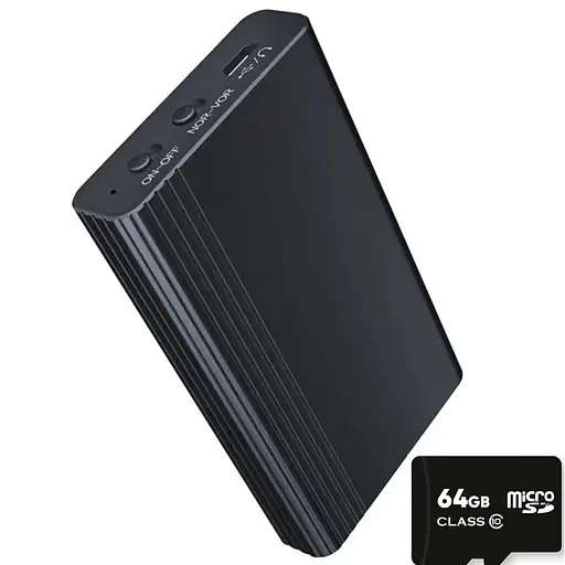 Цифровий диктофон із великим часом роботи до 500 годин Sttwunake L1 з пам'яттю 64 Гб (100431-64)