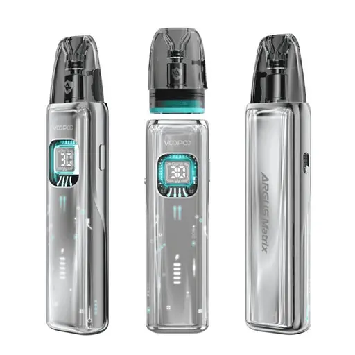 Под-система VooPoo Argus Matrix 30W Pod 1350 mAh 3ml електронна сигарета Kit Astral Silver (18804) - фото 2