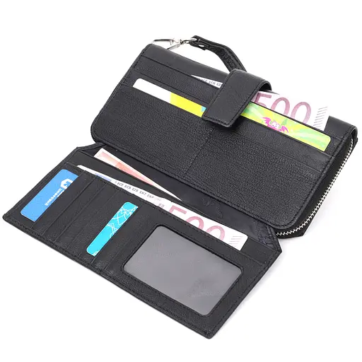 Шкіряний жіночий гаманець ST Leather 10.5х20х3 см acs0026959 - фото 3