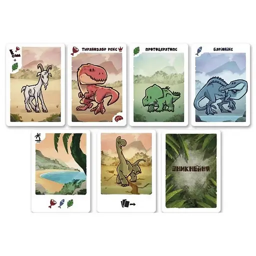 Карткова гра "Зникнення" Games7Days G7D064UA 73 карти загубленого світу - фото 5