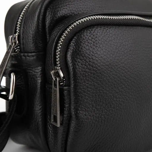 Чоловіча шкіряна сумка через плече TARWA 23х16х11 см sum0025337 - фото 4