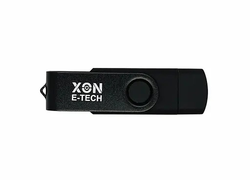 Флеш-накопитель XON FlashDrive DuoConnect 256GB (USB 3.0 + USB Type-C) Черный (FX3DR256PB 7553) - фото 2