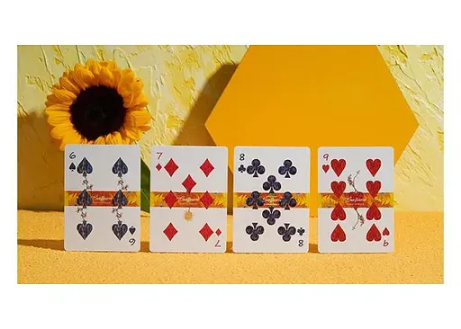 Карти гральні United States Playing Card Company Van Gogh Playing Cards - Sunflowers Borderless (PC_VGSB) - фото 3