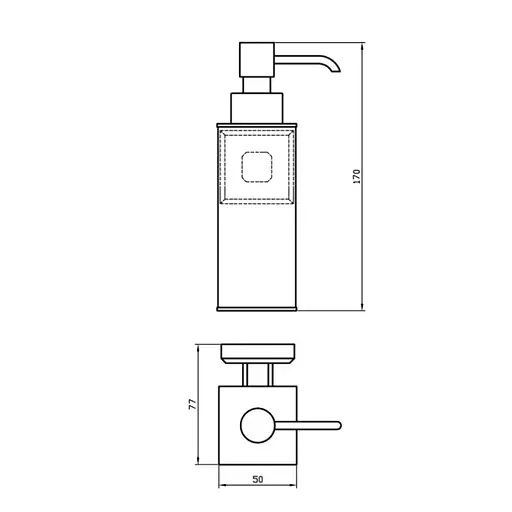 Диспенсер для жидкого мыла Topaz TКВ 9932  - фото 2