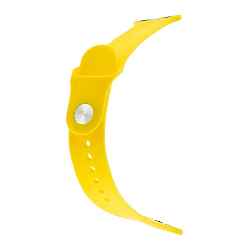 Ремешок Apple Watch Silicone 38/40/41 мм Желтый L - фото 2