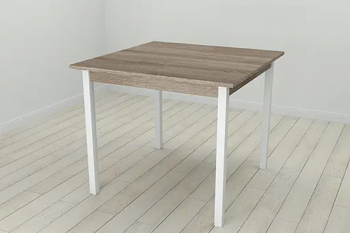 Стіл кухонний Ferrum-decor Дієго 75x90x90 Білий ДСП Сонома Трюфель 16мм (FRD-106313)