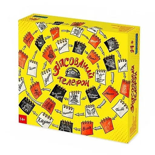Настільна гра "Зіпсований телефон" Vechornytsi 0041-VCHR українською мовою - фото 1