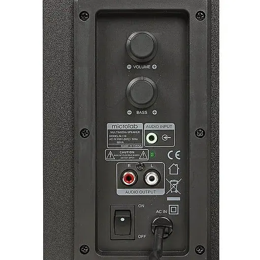 Акустическая система Microlab 2.1 M-110 Black (M-110) - фото 4