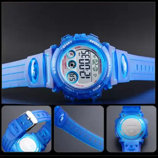 Дитячий спортивний наручний годинник Skmei 1451 Синій - фото 6