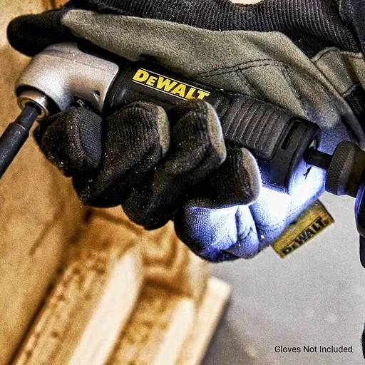 Насадка угловая DeWalt Extreme Impact 90° для дрелей и шуруповертов (DT20500) - фото 4